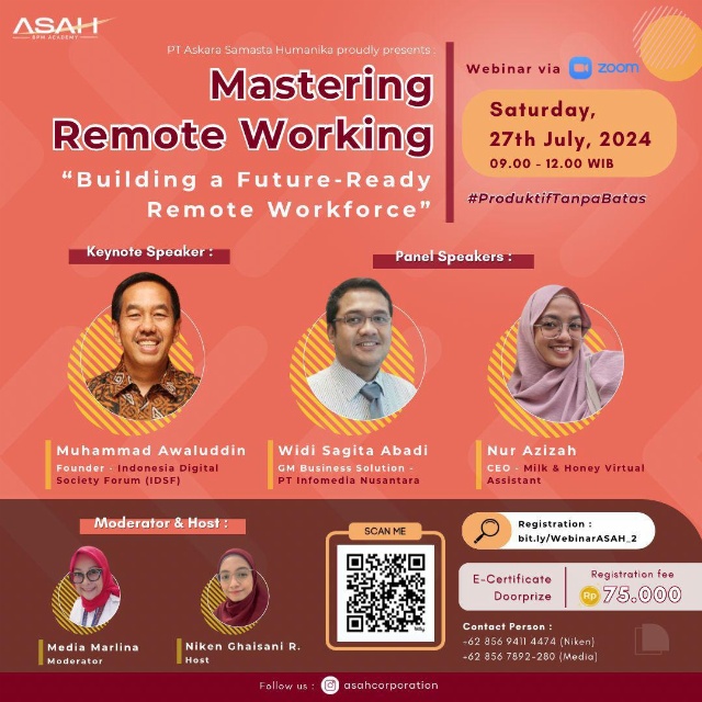 Webinar IDSF bahas tren penerapan remote working