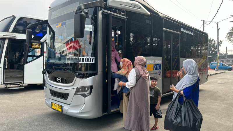 Pengguna jasa Biskita Trans Depok