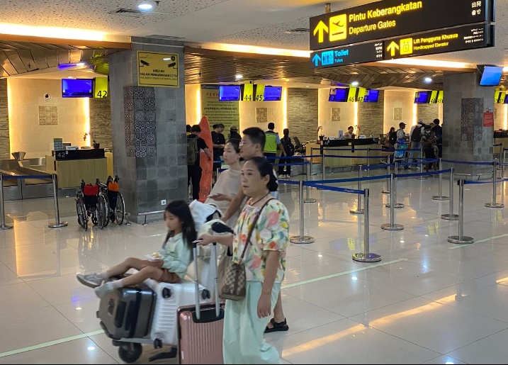 Suasana di Bandara Ngurah Rai, Bali