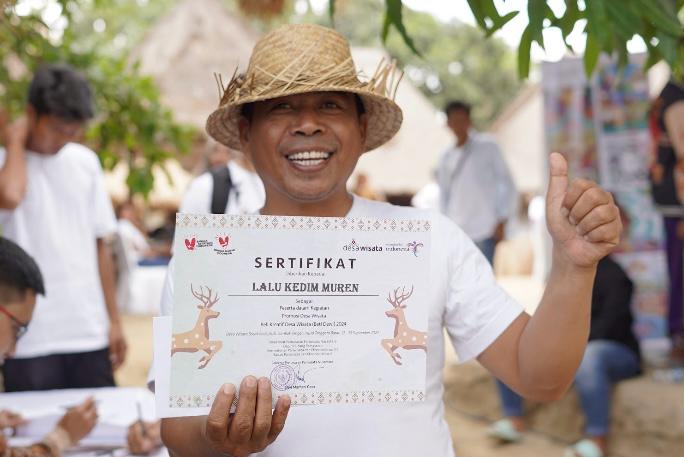 Salah satu pelaku ekraf Lombok