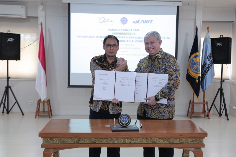 Dirjen Perhubungan Laut dan Dirut PT AGIT