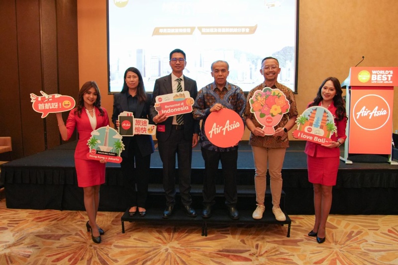 Peresmian penerbangan IAA Jakartq-Hong Kong