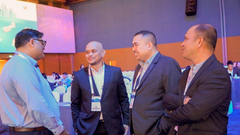 Direktur KPLP Jon Kenedi di sela  Sibicon di Singapura