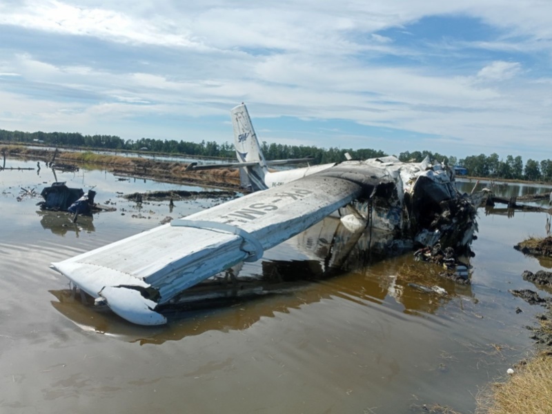 Pesawat perintis jatuh di Rawa