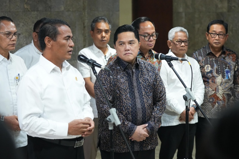 Menteri BUMN dan Menteri Pertanian
