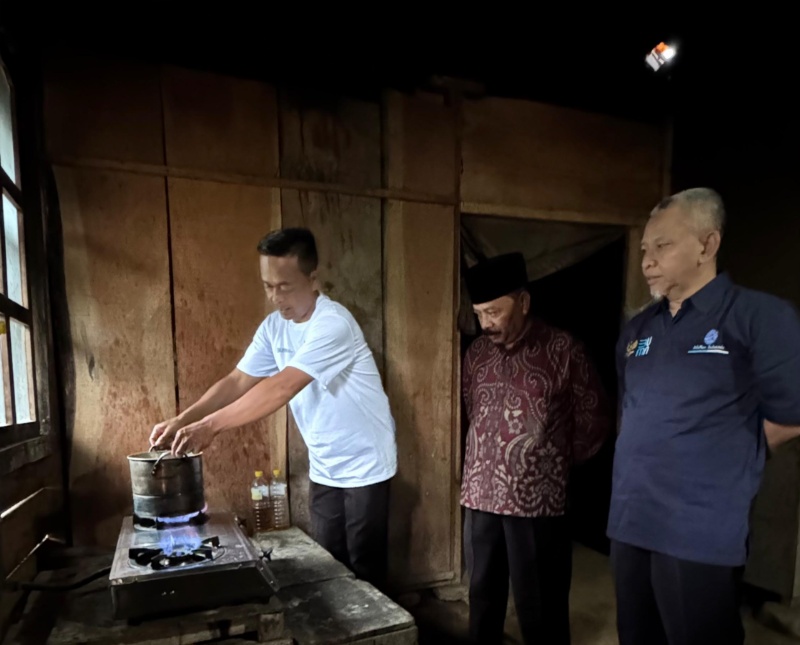 Penggunaan biogas yang diluncurkan Airnav Indonesia di Tulungagung
