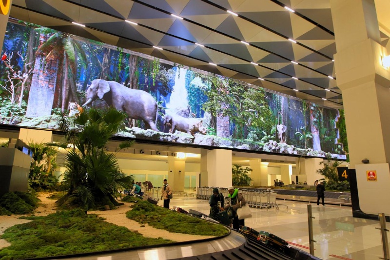 Nuansa baru di Terminal 3 Bandara Soekarno-Hatta