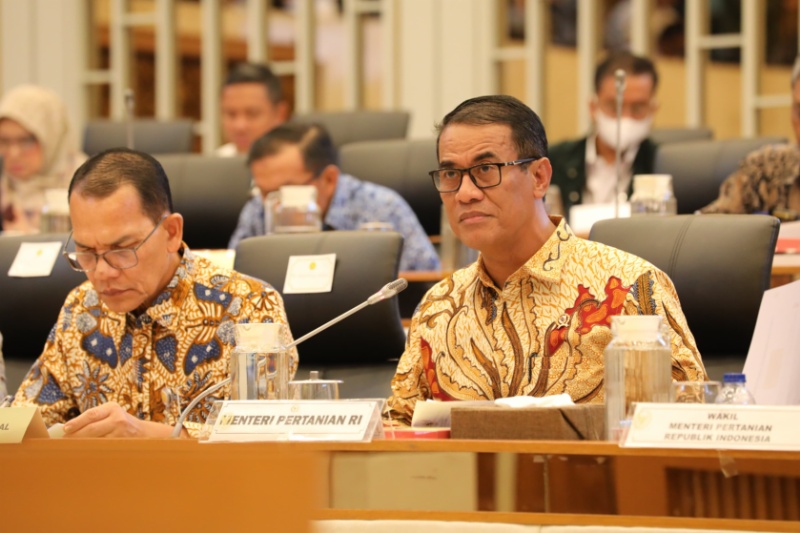 Mentan di Gedung DPR