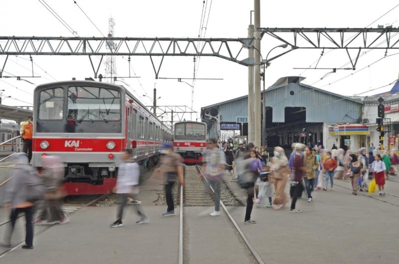 Suasana di Stasiun Bogor. (KAI Commuter)