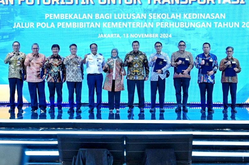 Pembekalan bagi.para lulusan polbit BPSDMP Kemenhub