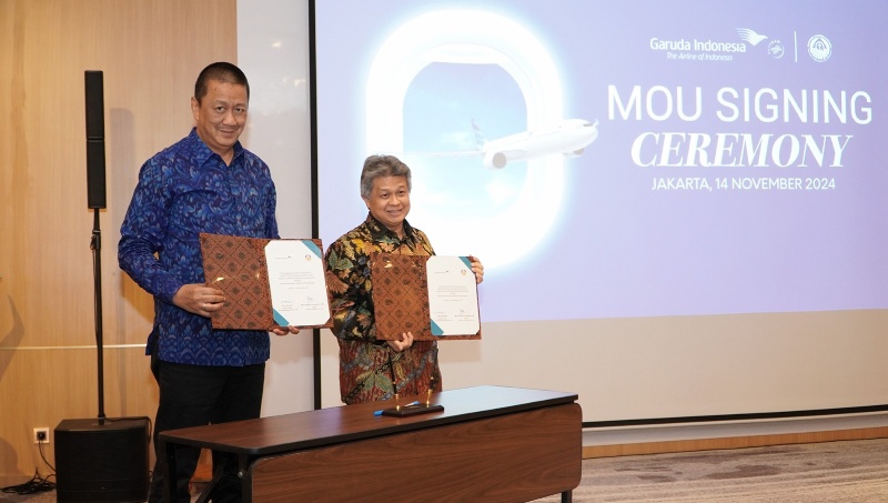 Kerja sama Garuda dan KWI