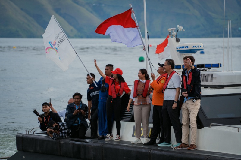 Perhelatan Aquabike Jetski 2024 di Danau Toba