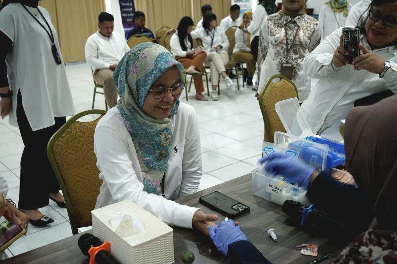 Gelaran Donor Darah sambut HUT Ke 78 DAMRI. Foto:istimewa/DAMRI
