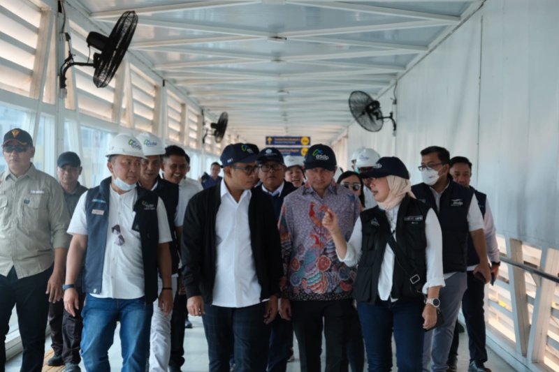 Kunjungan kerja Dirut ASDP dan jajaran BOD ke Pelabuhan Merak dan Bakauheni