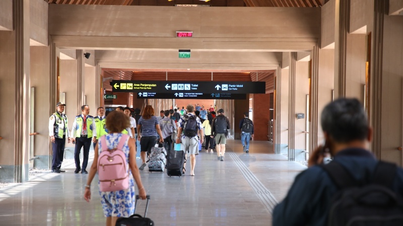 Suasana di Bandara Ngurah Rai, Bali