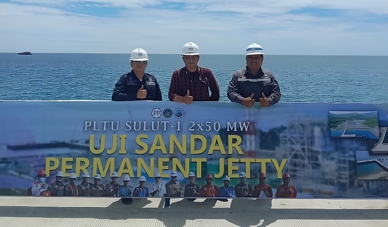 Uji coba sandar di UPP Labuan Uki