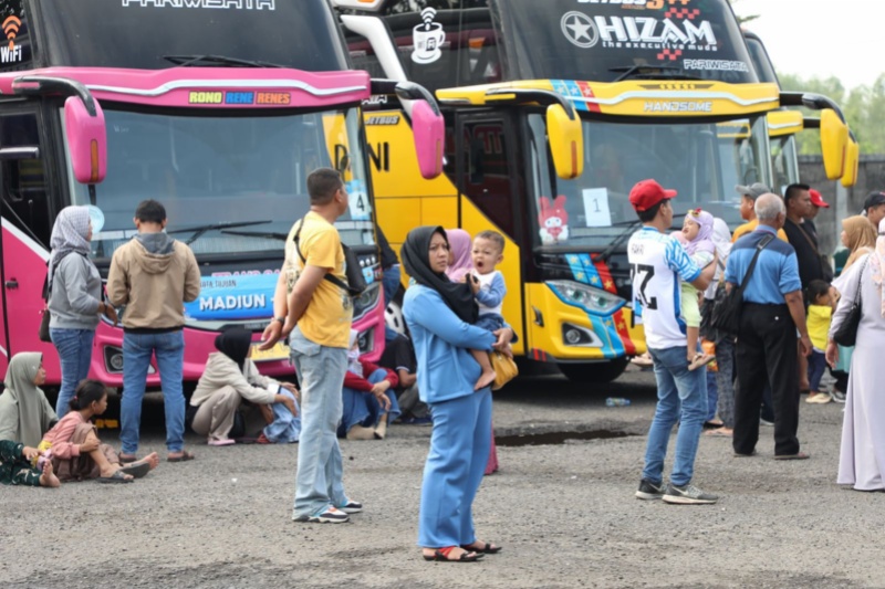 Mudik gratis dengan bus