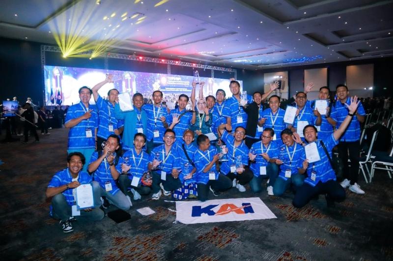 KAI borong 14 penghargaan di ajang Temu Karya Mutu Produktivitas Nasional (TKMPN) XXVIII Tahun 2024 yang diselenggarakan di Bali Nusa Dua Convention Center pada 2-6 Desember 2024.