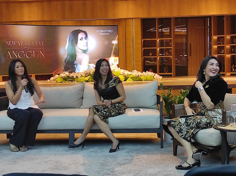Diva Anggun C Sasmi, Dirut InJourney, dan Dirut HIN di Jakarta, Selasa (10/12/2024)