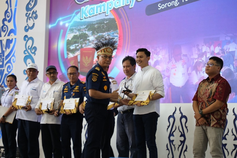 Capt. Hendri Ginting beri apresiasi di kampanye kespel di Sorong