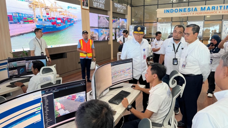 Control room Pelabuhan Tanjung Emas