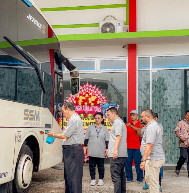 Peluncuran Bus PO SSM di Jakarta