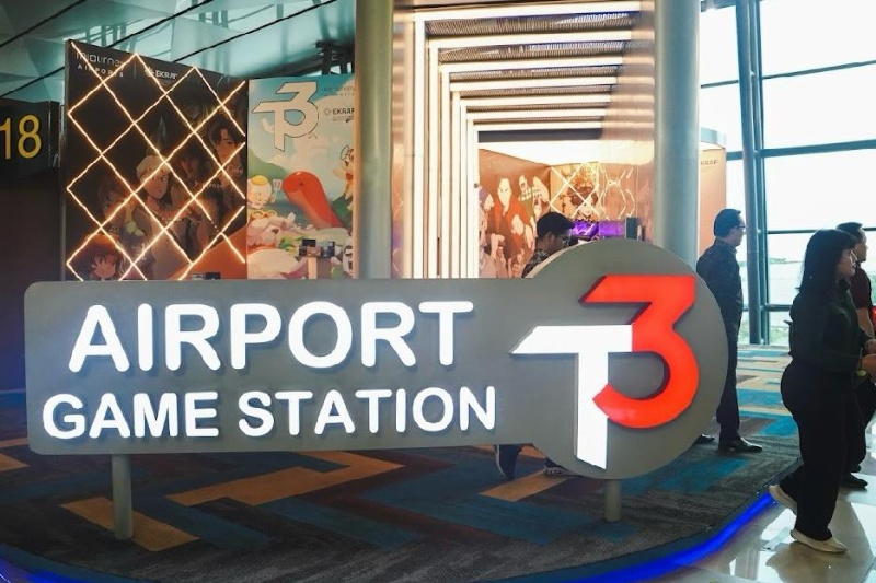 Teeminal Game di Bandara Soetta