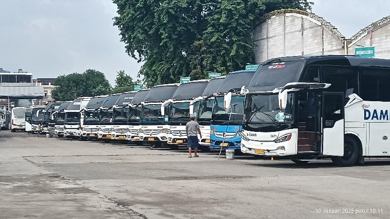 Stasiun Bus DAMRI di Kemayoran, Jakarta Pusat. Foto/dok/BeritaTrans