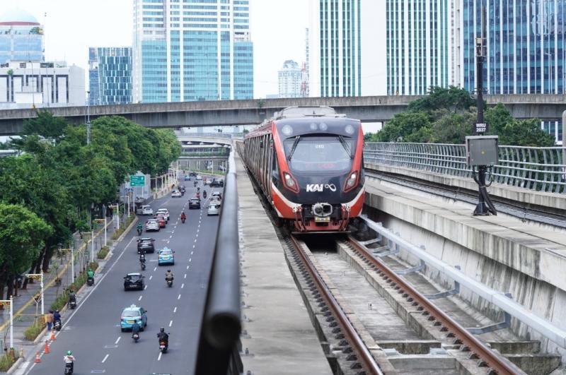 LRT Jabodebek. (Foto/dok.KAI)