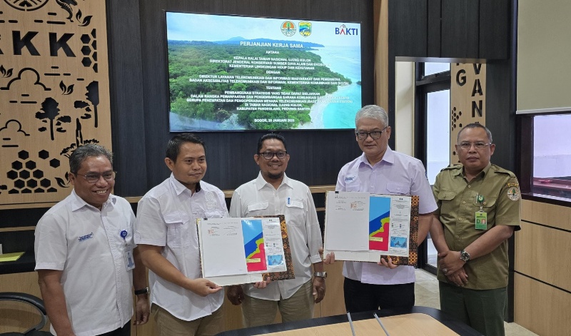 Kerja sama BAKTI Komdigi dan Taman Nasional Ujung Kulon