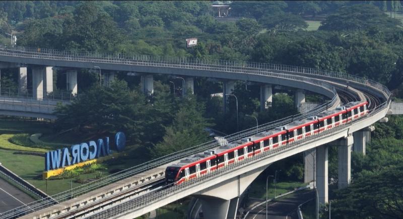 LRT Jabodebek. (Foto/dok.KAI)