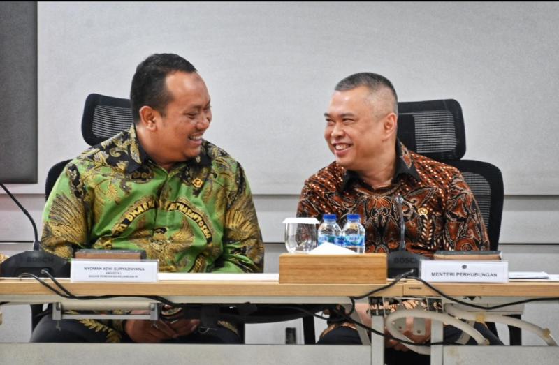 Menhub dan Pimpinan Pemeriksa Keuangan BPK