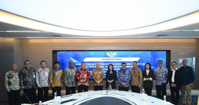 Menkomdigi, Menhub, dan Wamen Komdigi serta jajaran