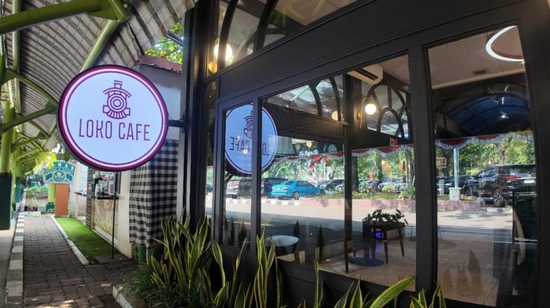 Loco cafe di Stasiun Gambir. (Ist)