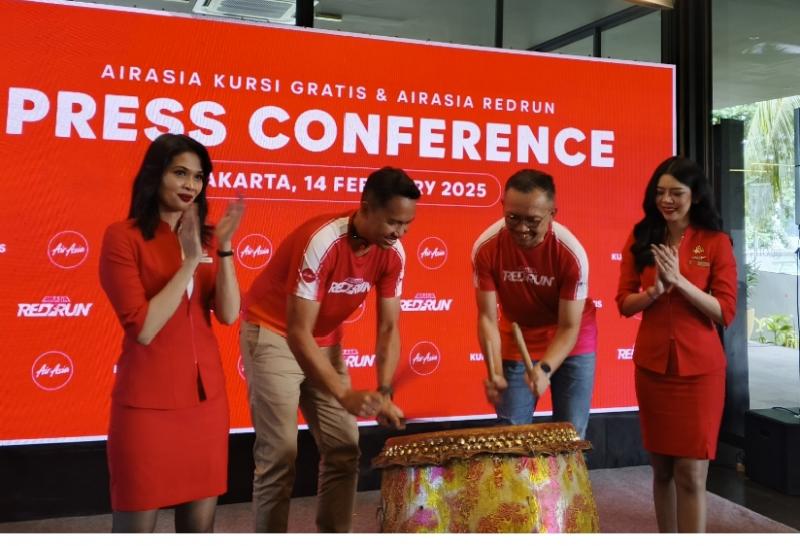 Peresmian AirAsa Kursi Gratis dan Redrun 2025