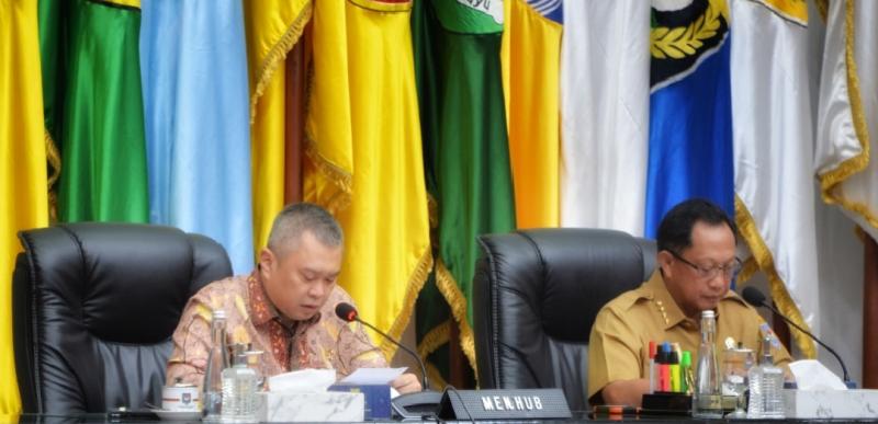 Menhub dan Mendagri di Jakarta