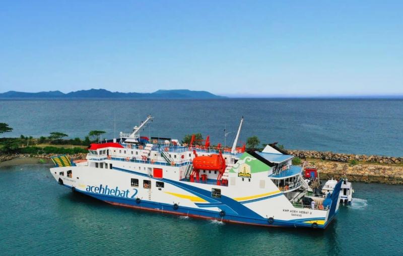 Salah satu armada ASDP di Lintasan Singkil-Aceh