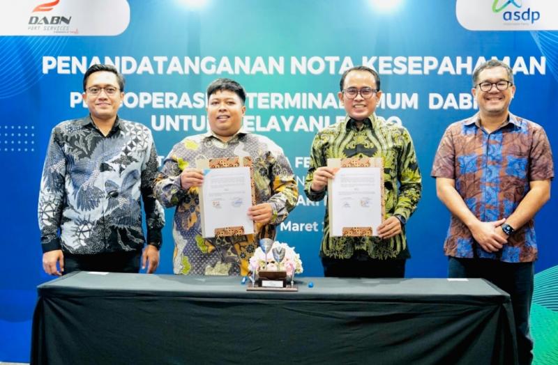 Seremonial kerja sama ASDP dan DABN