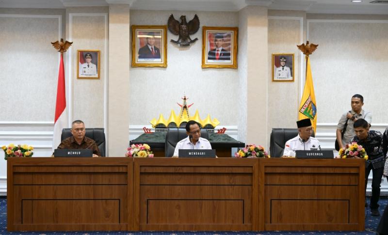 Mendagri, Menhub, dan Gubernur Lampung