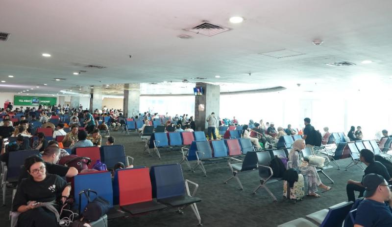 Suasana di salah satu Bandara Angkasa Pura Indonesia