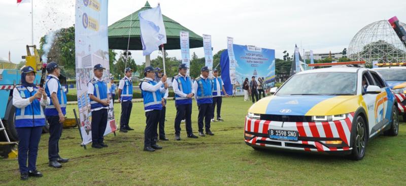 PT Jasa Marga (Persero) Tbk. resmi menggelar Kick Off Jasa Marga Siaga Operasional Idulfitri 1446H/2025. Foto istimewa/jasa marga 