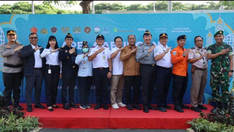 Pembukaan Posko Angleb di Bandara Soetta