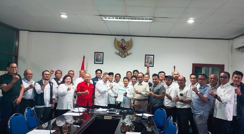 Penetapan Andi Patonangi sebagai Ketua Pengantar Antar Waktu (PAW) DPC INSA Jaya. Foto istimewa/DPC INSA Jaya 