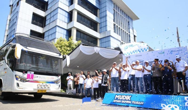 Pemberangkatan Mudik Gratis BUMN SPMT