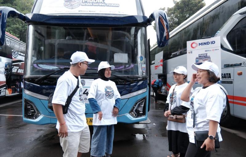 Suka cita pesera mudik gratis grup Min Id