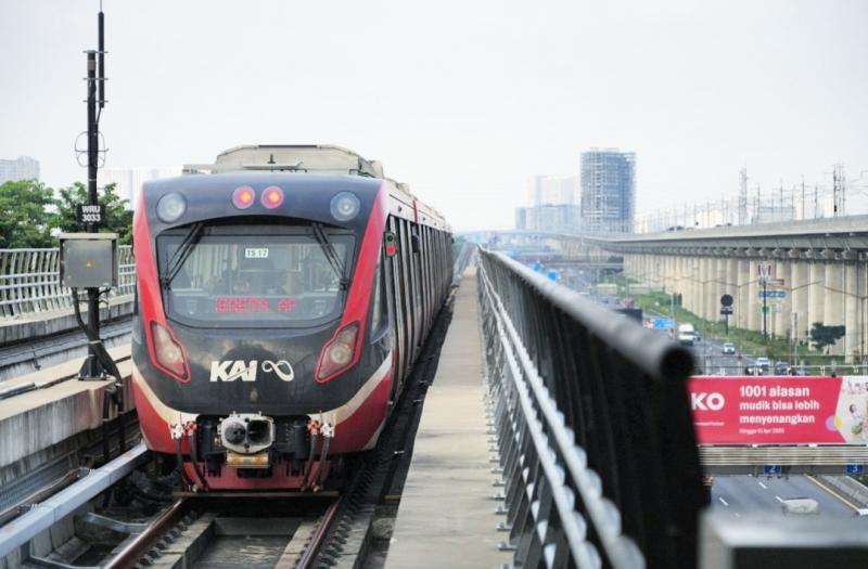 Operasional LRT Jabodebek ramah lingkungan.