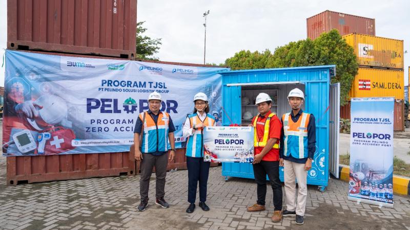 SPSL gelar program Pelindo Zero Accident Port (PELOPOR) di Banjarmasin, Kalimantan Selatan. Foto istimewa/SPSL/Pelindo