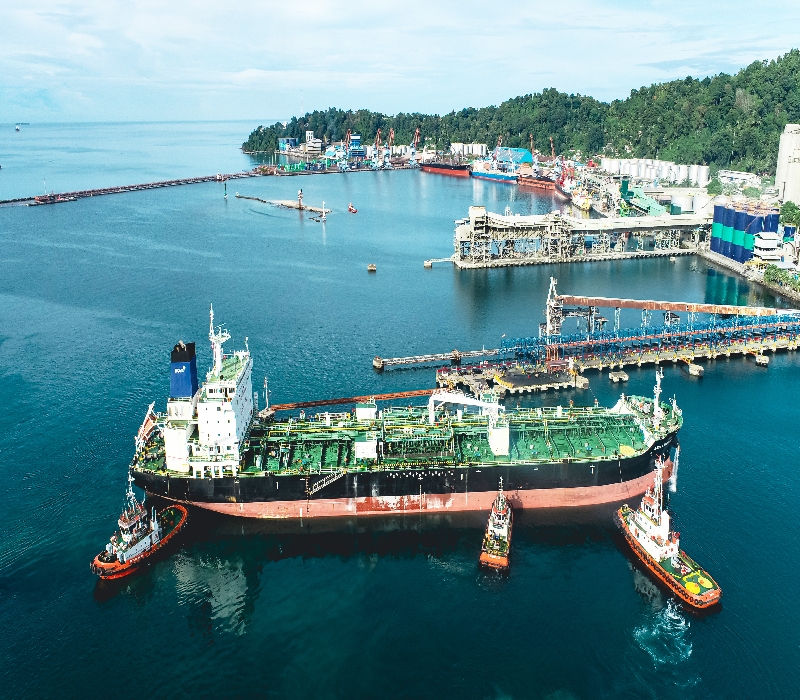 Pelabuhan Teluk Bayur. Foto istimewa/iLCS