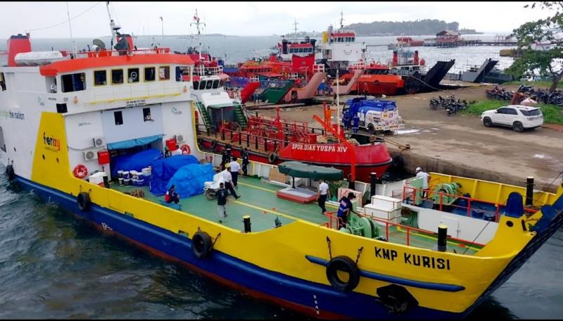Layanan di pelabuhan penyeberangan