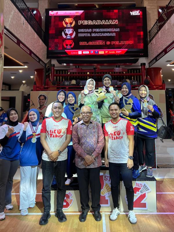 Atlet SPJM raih juara di Turnamen Sportainment Badminton Baku Tangkis. Foto istimewa/SPJM
